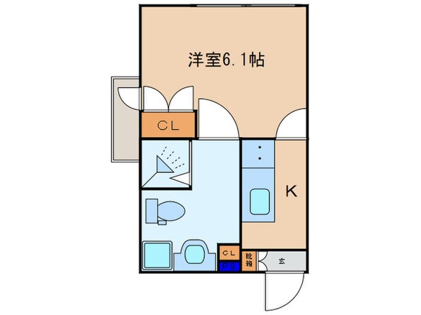 グレースアレイ西院の物件間取画像